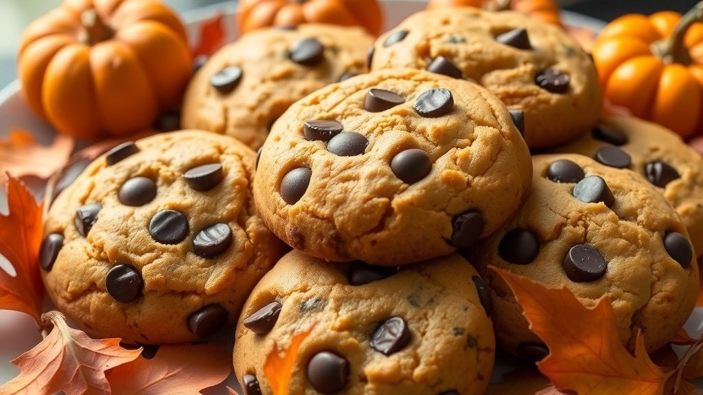Pumpkin Chocolate Chip Cookies
