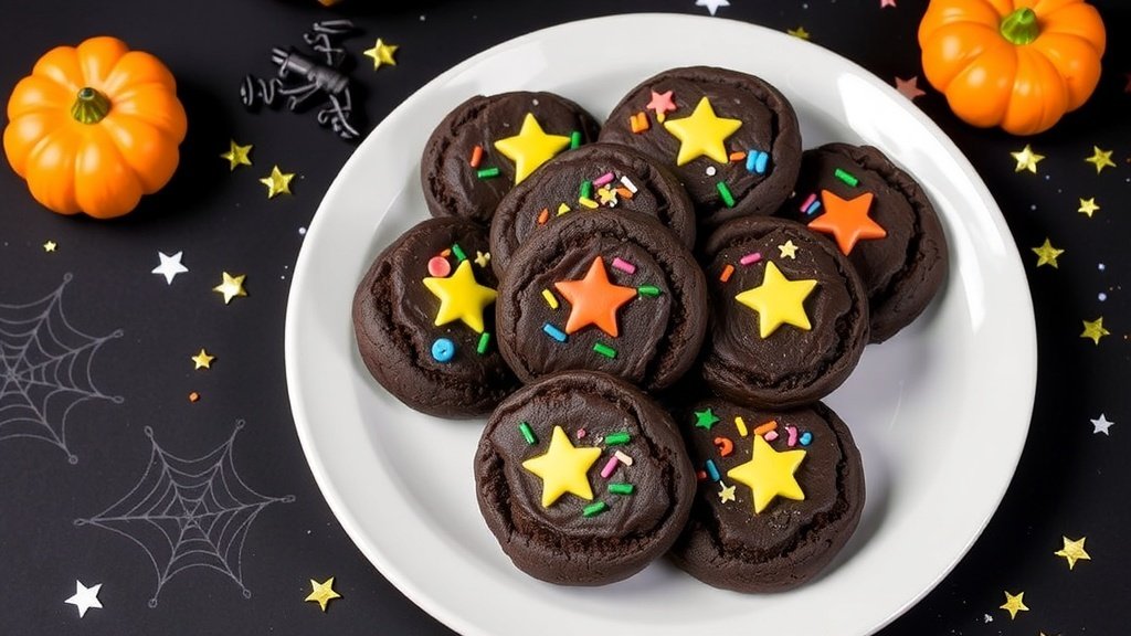 Spooky Night Sky Cookies
