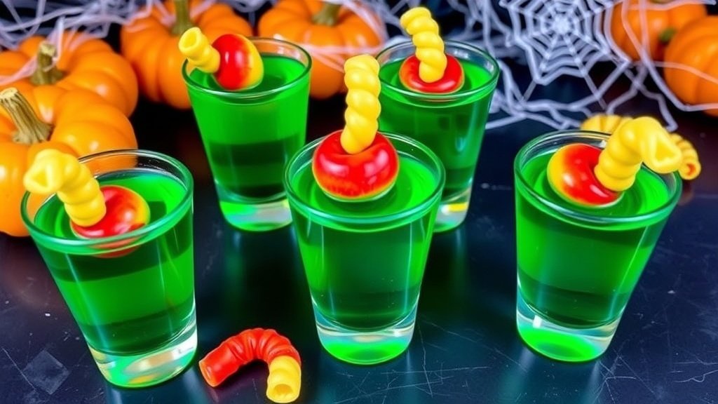 Poison Apple Jello Shots