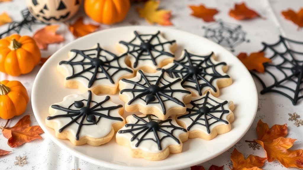 Spooky Spiderweb Sugar Cookies Recipe