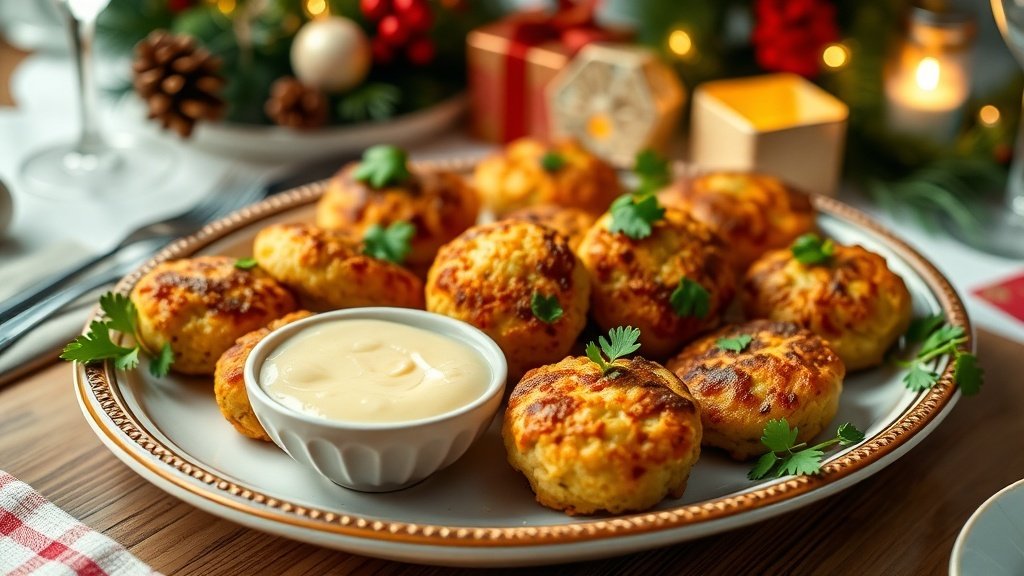 Mini Crab Cakes with Lemon Aioli