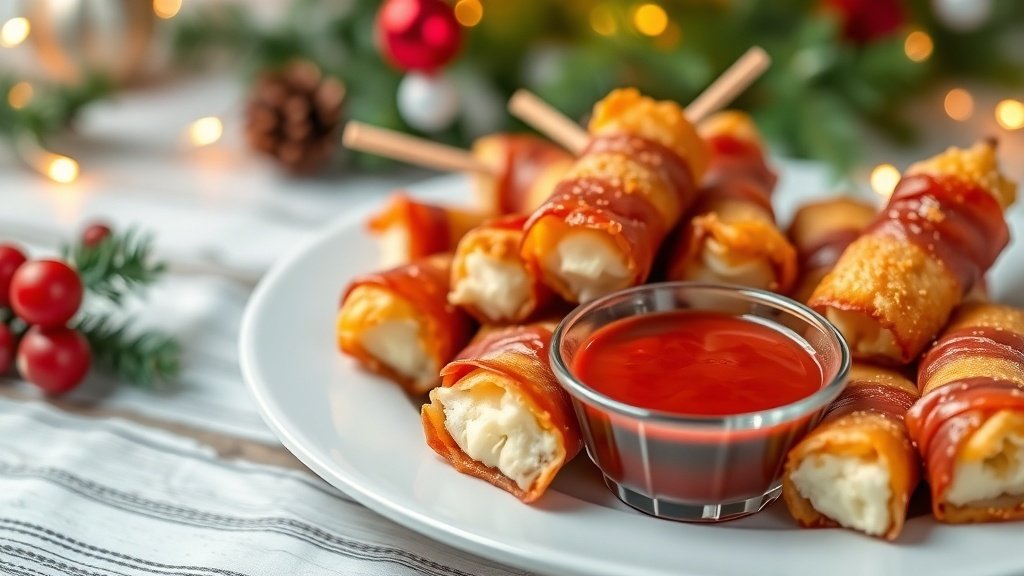 Prosciutto-Wrapped Mozzarella Sticks