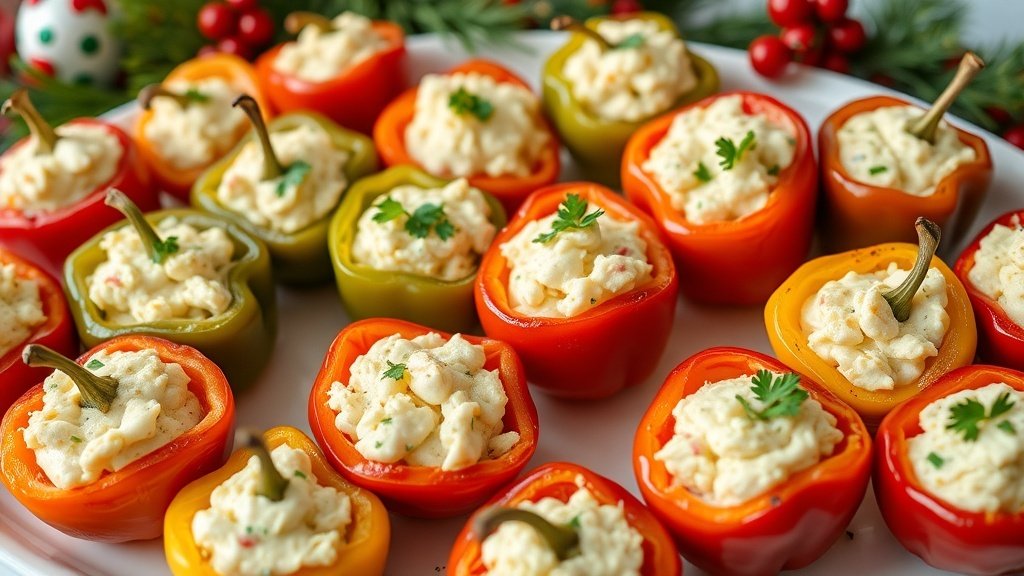 Crab-Stuffed Mini Peppers