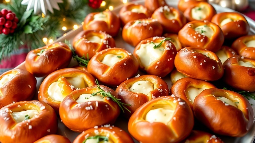 Brie-Stuffed Pretzel Bites