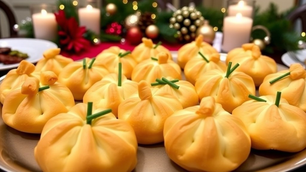 Cheddar and Chive Gougères (French cheese puffs)