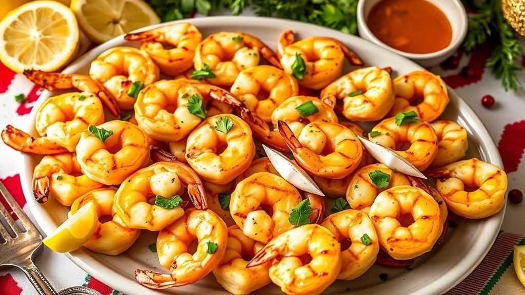 Shrimp Scampi Skewers