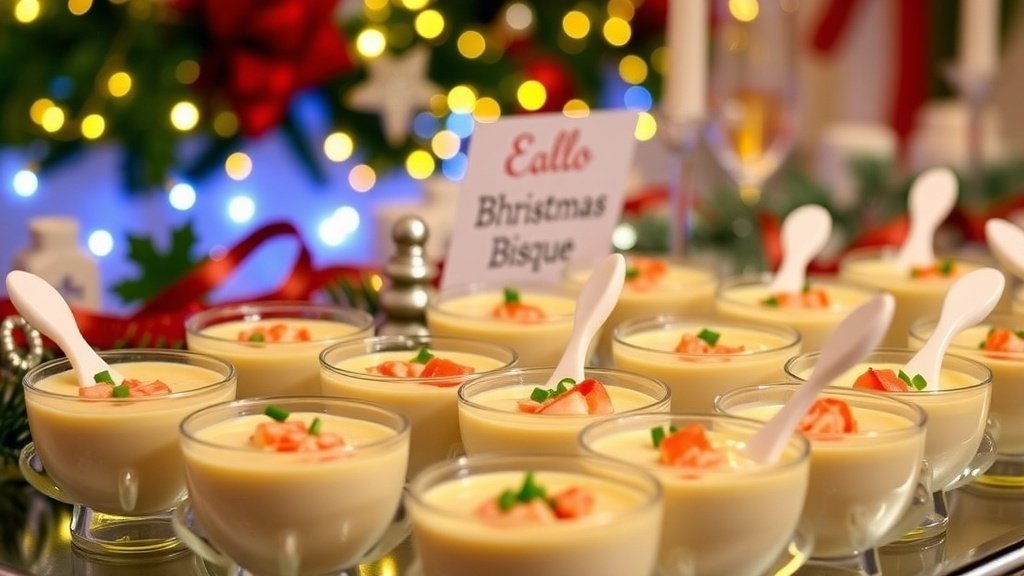 Mini Lobster Bisque Cups