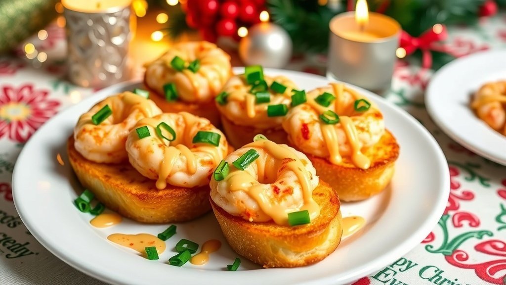 Shrimp Toast with Spicy Mayo