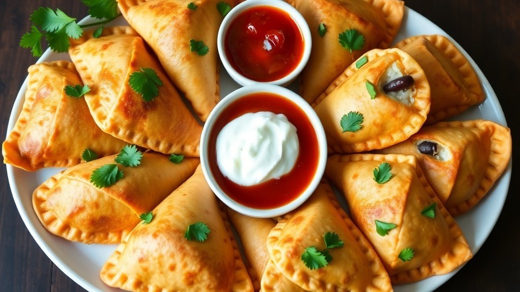 Sweet Potato and Black Bean Empanadas
