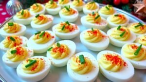 Roasted Garlic Deviled Eggs
