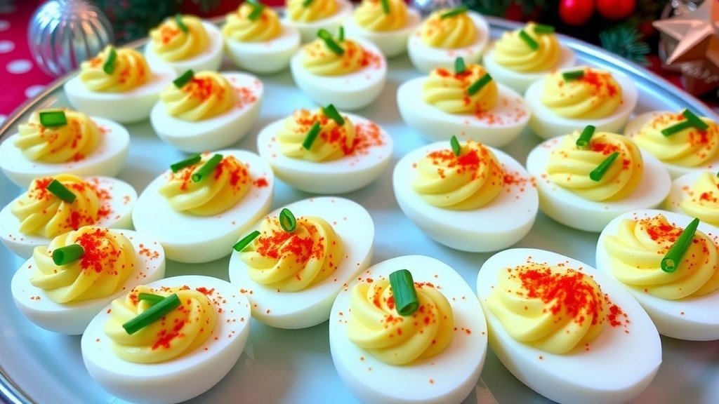 Roasted Garlic Deviled Eggs