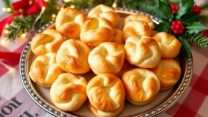 Mini Ham and Swiss Puffs