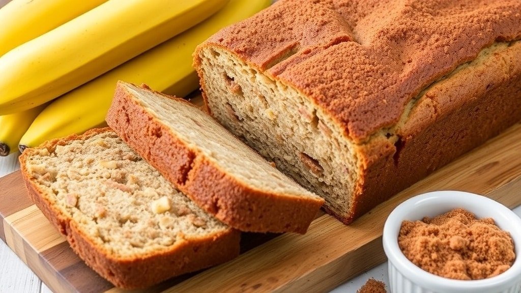 Brown Sugar Cinnamon Banana Bread
