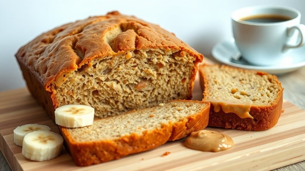 Peanut Butter Banana Bread
