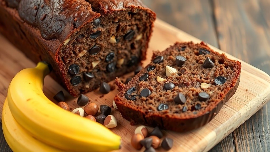 Chocolate Hazelnut Banana Bread