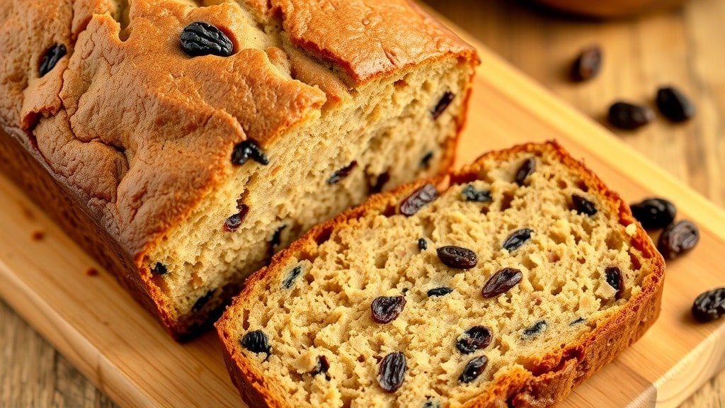 Banana Bread With Raisins and Spice