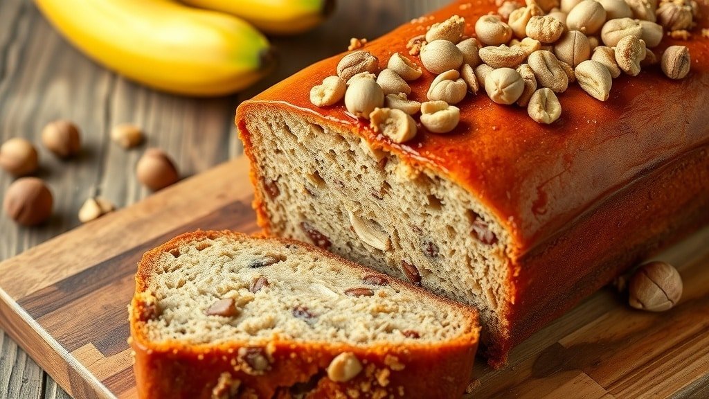 Banana Bread With Hazelnut Crunch