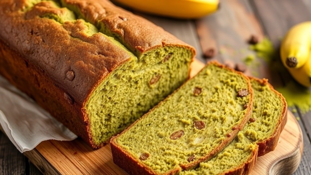 Banana Matcha Loaf