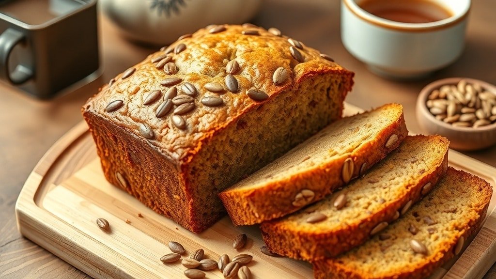 Banana Bread With Pumpkin Seeds