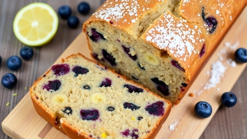 Banana Blueberry Lemon Loaf