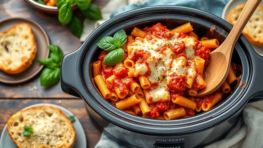 Crockpot Baked Ziti