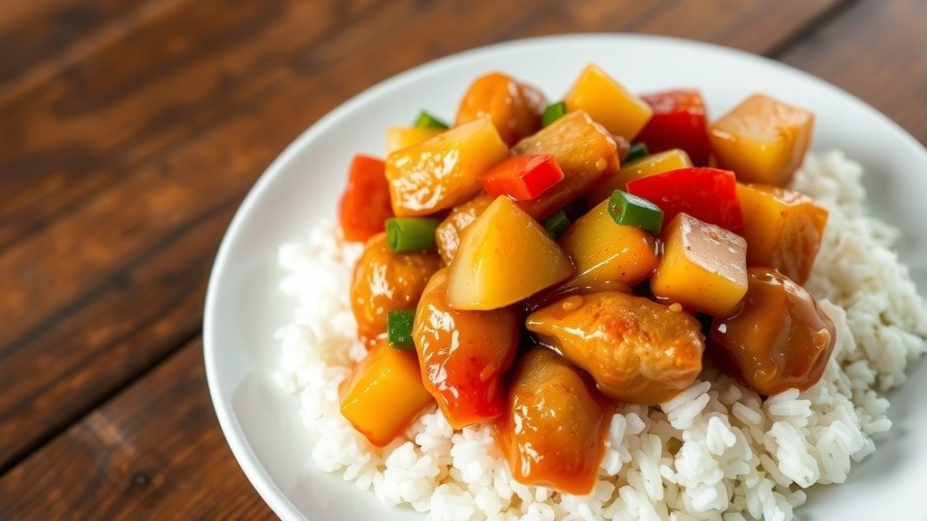 Crockpot Sweet and Sour Chicken