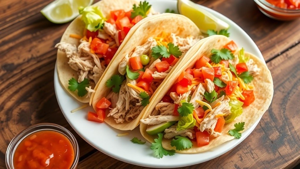 Crockpot Chicken Tacos