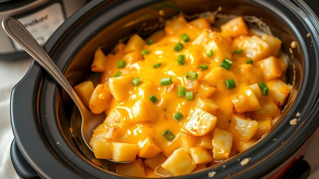 Crockpot Cheesy Potatoes