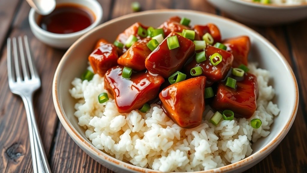 Crockpot Bourbon Chicken