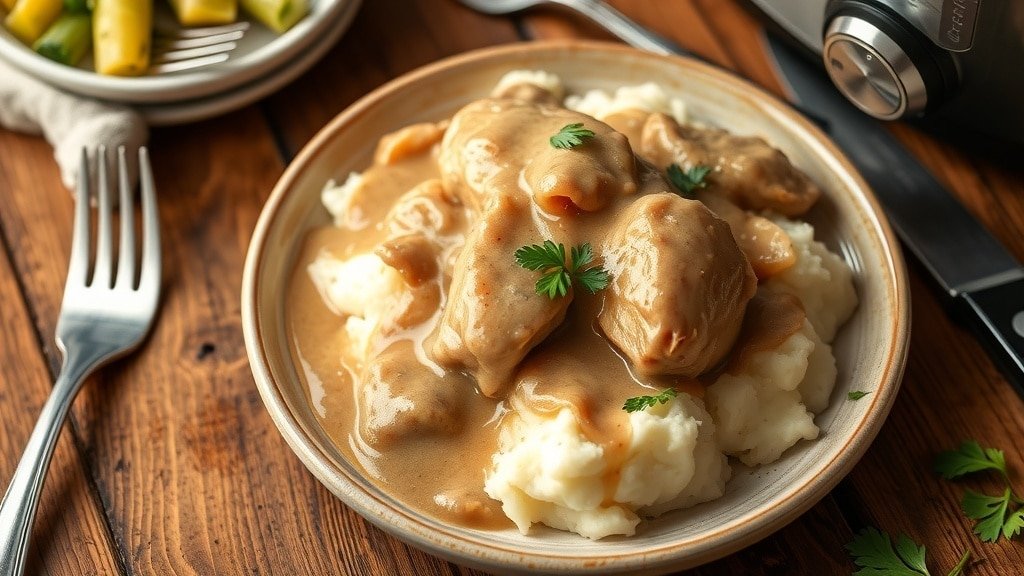 Crockpot Chicken and Gravy