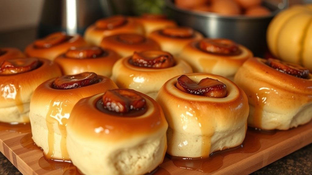 Maple Cinnamon Butter Rolls