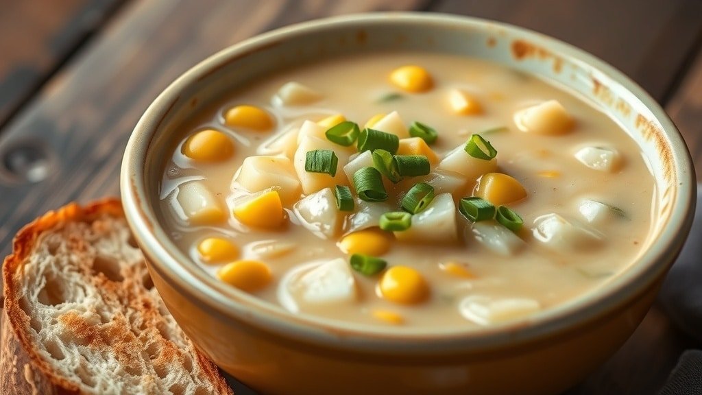 Crockpot Potato and Corn Chowder