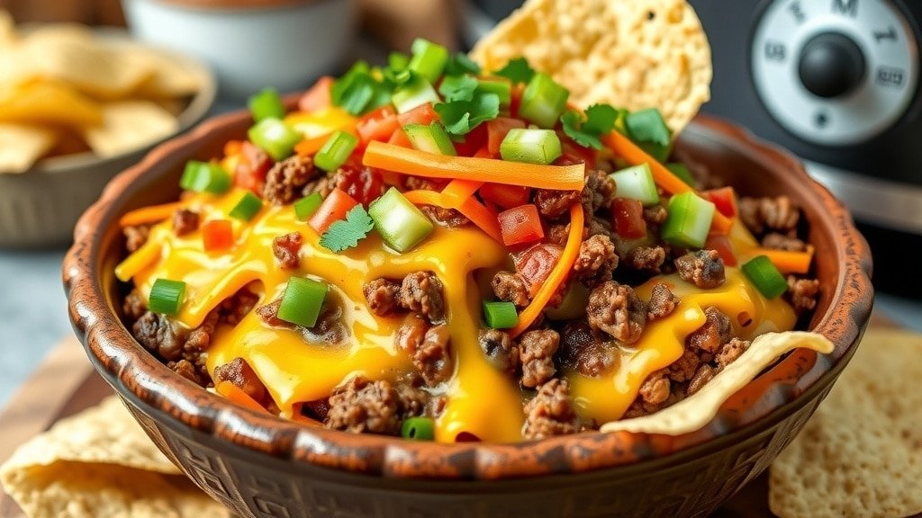 Slow Cooker Taco Casserole