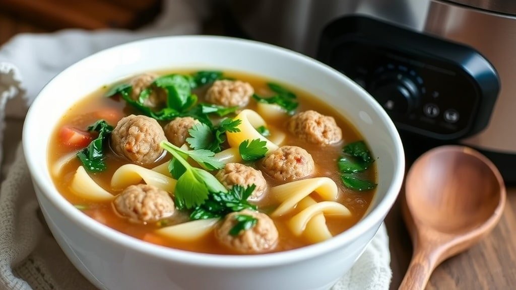 Crockpot Italian Wedding Soup
