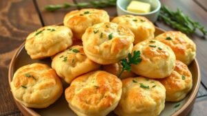 Roasted Garlic Parmesan Biscuits