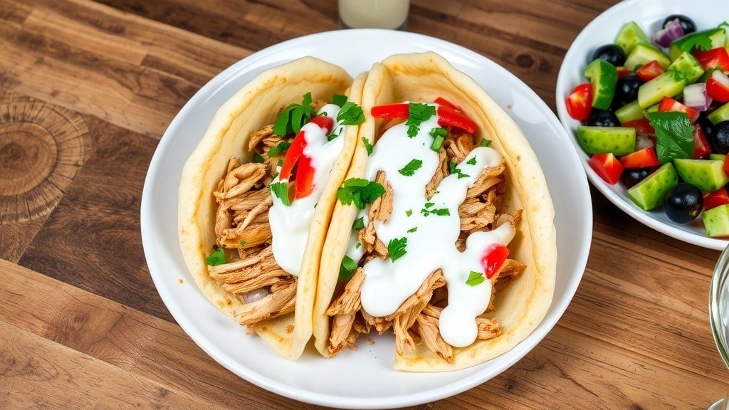 Slow Cooker Chicken Gyros