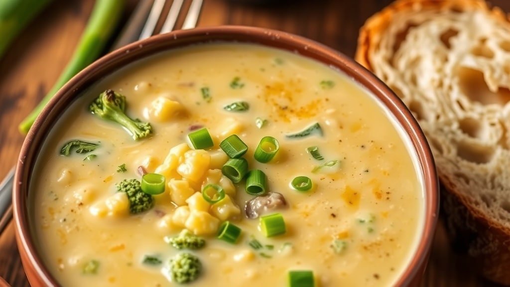 Crockpot Broccoli Cheddar Soup