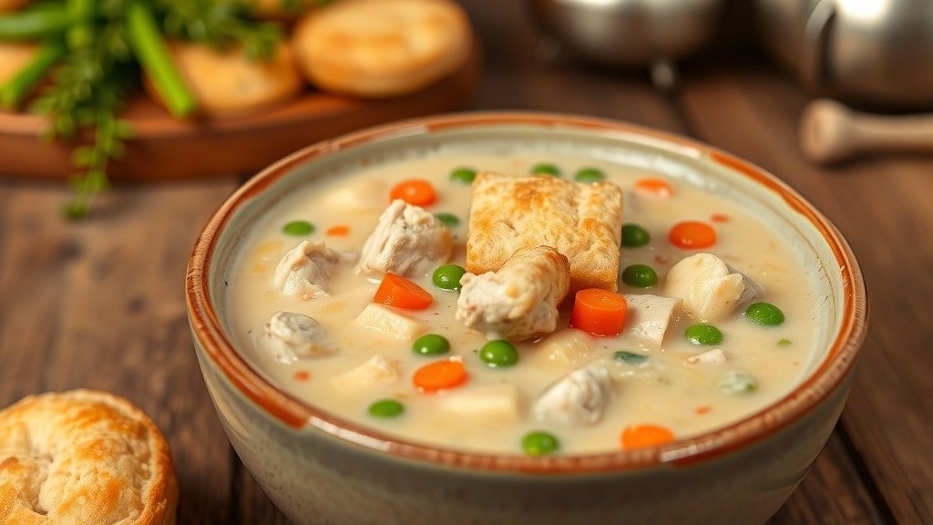 Crockpot Chicken Pot Pie Soup