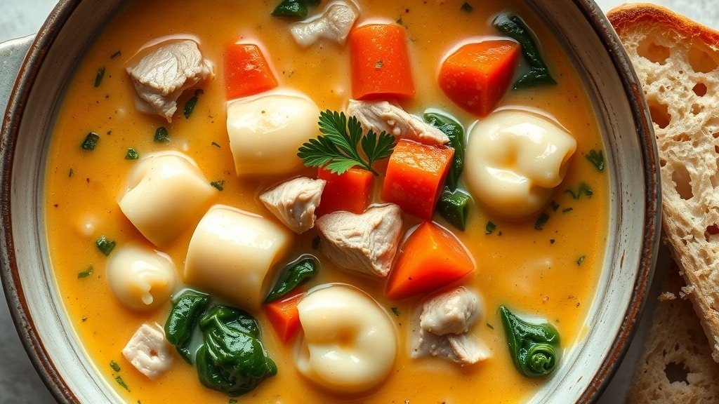 Slow Cooker Chicken Gnocchi Soup