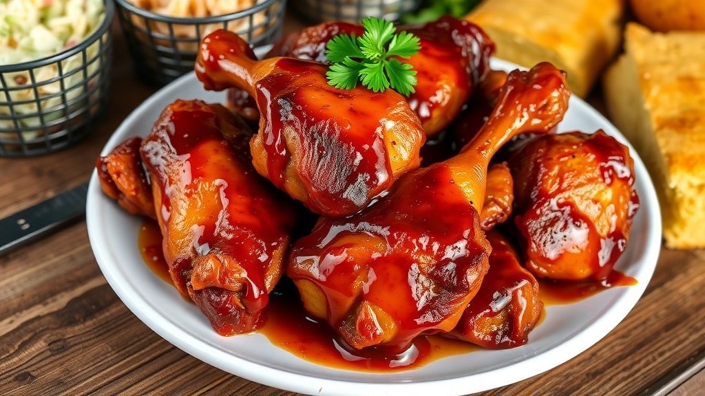 Crockpot BBQ Chicken Thighs