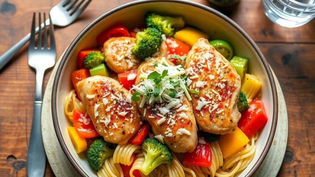 Slow Cooker Chicken Primavera