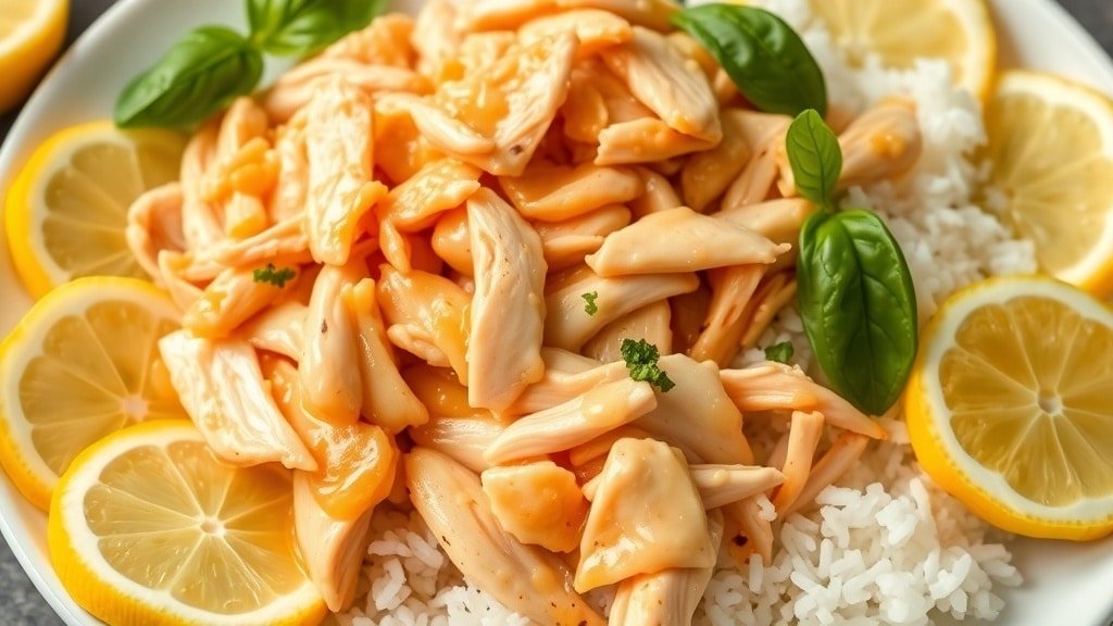 Crockpot Lemon Basil Chicken