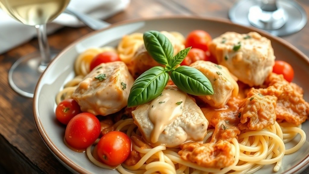 Crockpot Creamy Tomato Basil Chicken