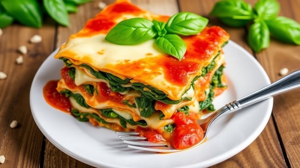 Crockpot Spinach Lasagna
