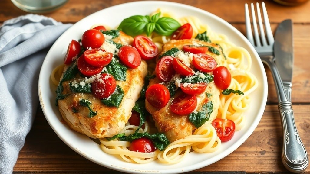 Slow Cooker Tuscan Chicken