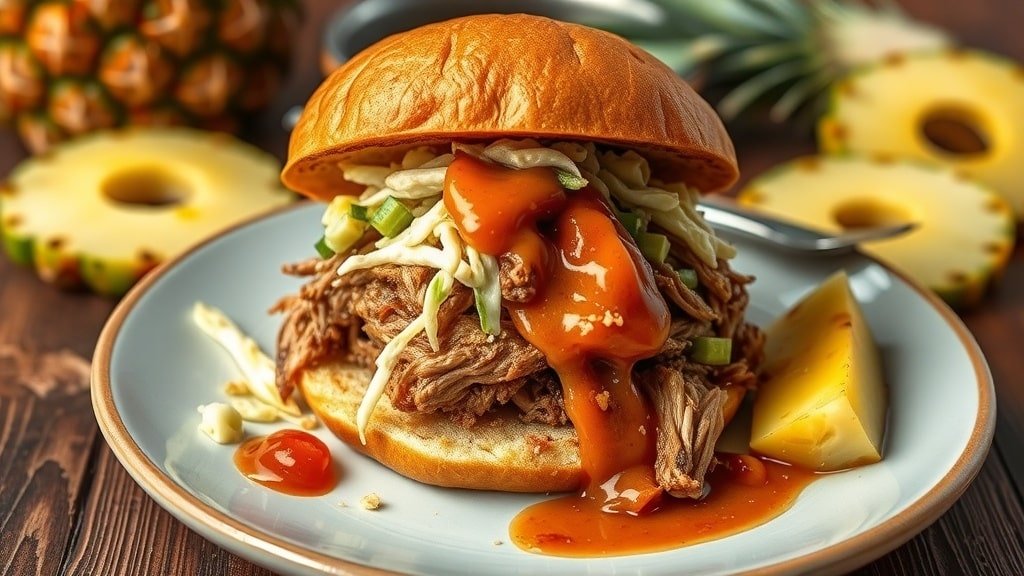 Crockpot Pineapple Pulled Pork