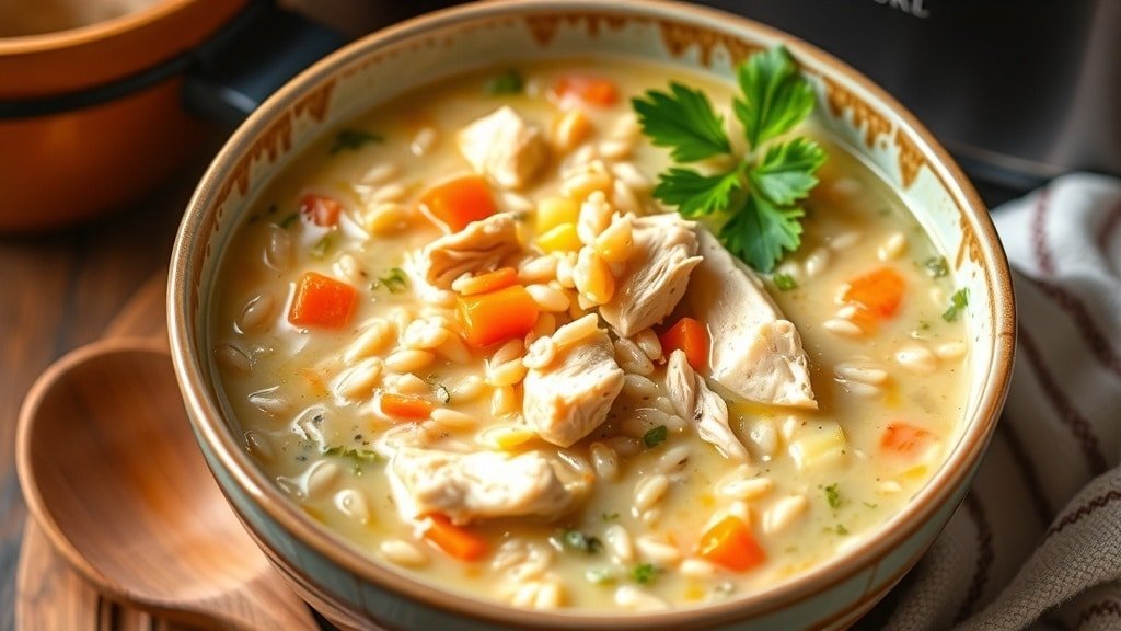 Crockpot Chicken and Wild Rice Soup