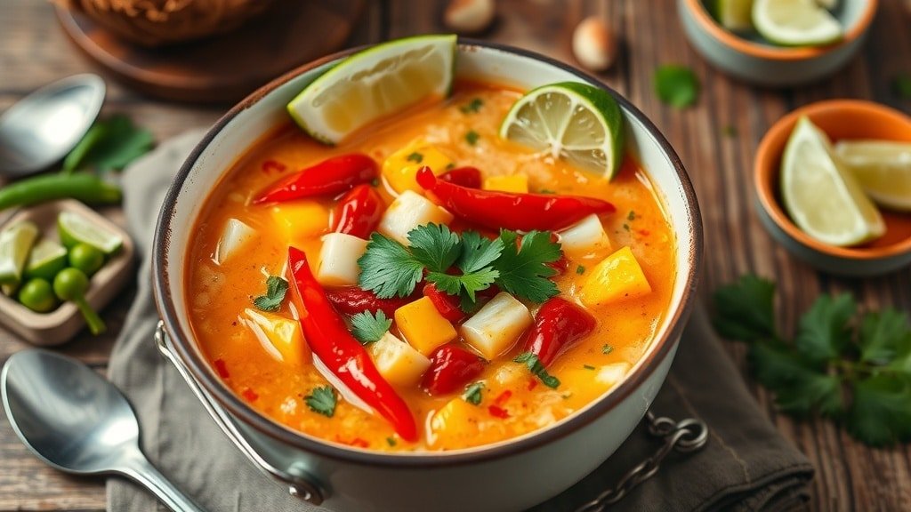 Slow Cooker Thai Coconut Soup