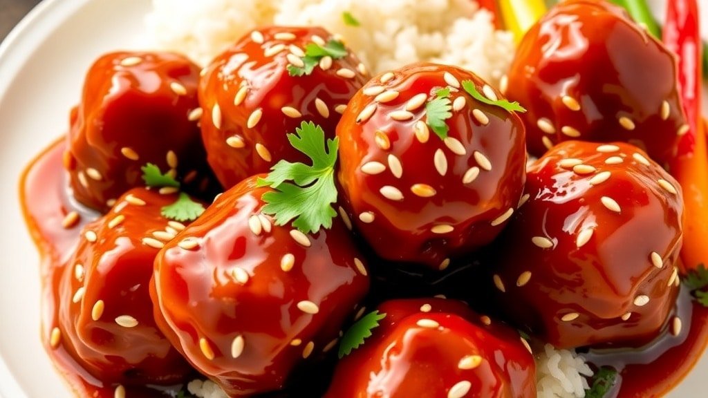 Slow Cooker Sweet Chili Meatballs