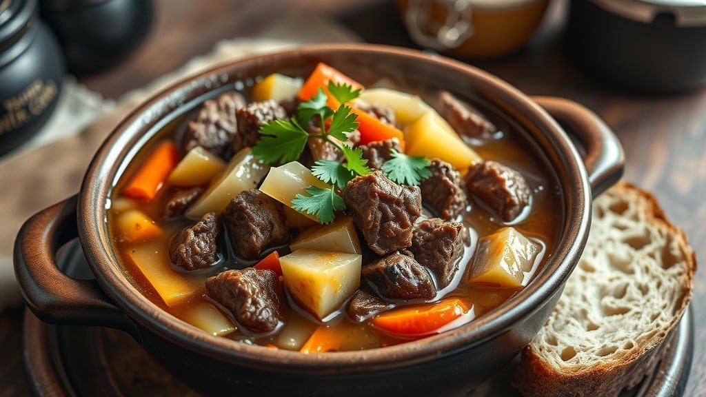 Slow Cooker Beef and Cabbage Soup